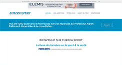 Desktop Screenshot of eureka-sport.com